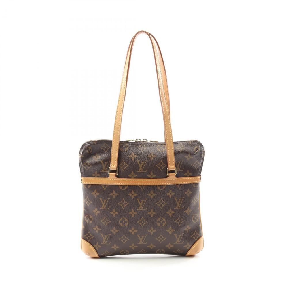 Louis Vuitton Coussin Shoulder Bag Canvas Leather Monogram Brown